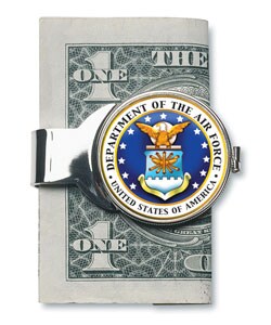 Silvertone JFK Air Force Money Clip