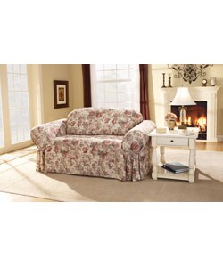 Chloe Floral Loveseat Slipcover