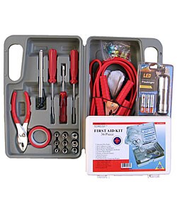 68-piece Vehicle Emergency Kit