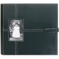 Durham Urban Black Postbound Scrapbook Album