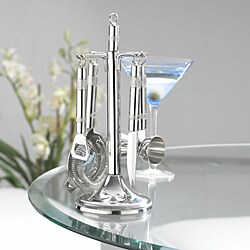 Towle 6-piece Stainless Steel Barware Set