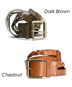 Linea Pelle Women's Split Weave Belt