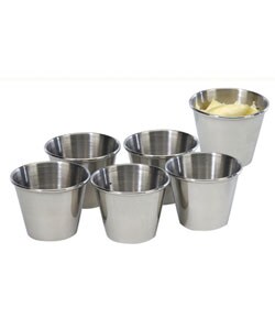 Stainless Steel 2.5-ounce Sauce Cup (Set of 6)