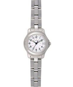 Geneve Women's Silvertone Bracelet Watch
