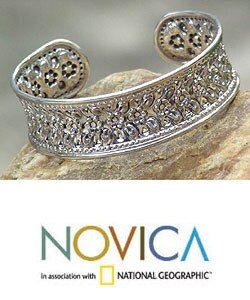 Sterling Silver 'Exquisite Nature' Bracelet (Thailand)