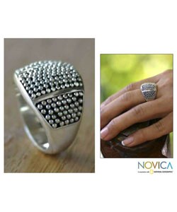 Sterling Silver Ring 'Introduction' (Indonesia)
