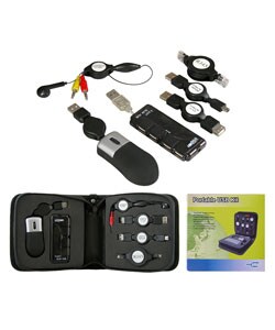 Portable USB Kit with Optical Mice and USB Hub