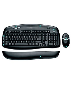 Logitech Cordless EX 100 Keyboard and Optic Mouse