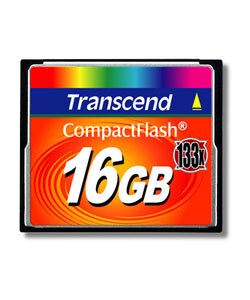 Transcend 16GB 133X Compact Flash Memory Card