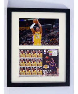 Kobe Bryant Framed Stamp Collection
