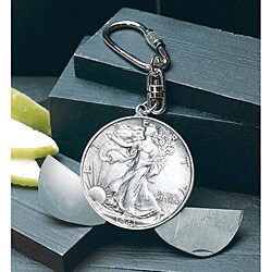 Walking Liberty Half Dollar Pocket Knife/ Key Ring
