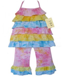 JoJo Designs Girl's 2-piece Tye Dye Halter Outfit