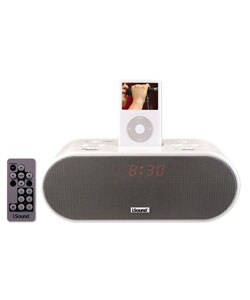 i.Sound Time Dock iPod Speaker - White