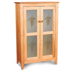 Double Door Tempered Glass Cabinet