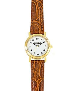 Geneve Women's Goldtone Case Watch