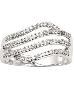 Sterling Silver 1/5ct TDW Diamond Charlotte Ring