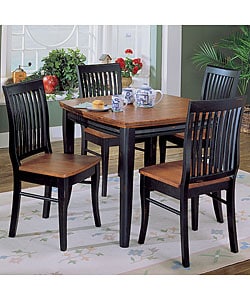 Newport 5-piece Black Dining Set