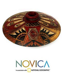 'Desert Treasure' Ceramic Vase (Mexico)