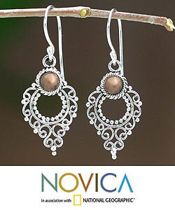 18k Goldplated Sterling Silver 'Joy' Earrings (Indonesia)