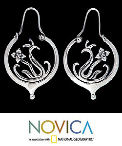 'Heirloom' Sterling Silver Earrings (Mexico)