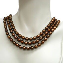 Freshwater Chocolate Pearl Necklace
