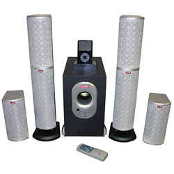 iPod and MP3 4.1 Surround Sound Speaker System