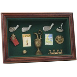 Golf Club Shadow Box Wall Display