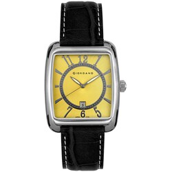 Giordano Men's Brown Leather Watch
