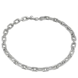 Stainless Steel Knife-edge Chain Necklace