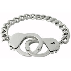 Stainless Steel Handcuff Bracelet