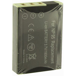 DNJ Replacement 1800mAh Battery for Fujifilm NP-95