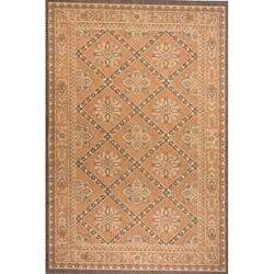 Machine-made Copper Soleil Rug (4'11 x 7'6)