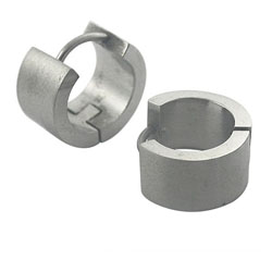 Stainless Steel Huggie Earrings