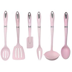 Cuisinart Pink Soft Grip 6-piece Kitchen Utensil Set