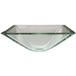 Tempered Glass Vessel Lavatory