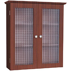 Windham Wall Cabinet with Two Glass Doors