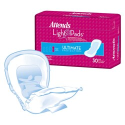 Attends Ultimate Light Pad LP0600, Case of 120 pads