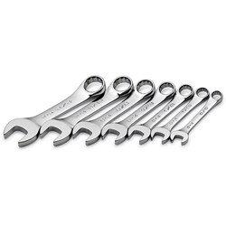 SK 7-piece Fractional Short Combination Wrench Set