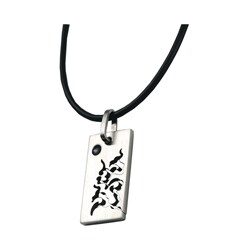 Stainless Steel Pendant with Sleek Natural Design