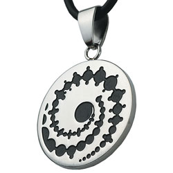Stainless Steel Unique Spiral Design Necklace