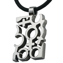 Stainless Steel Female/ Woman Symbol Necklace