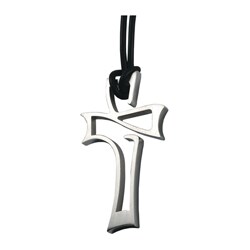 Stainless Steel Pendant with Unique Cross Design
