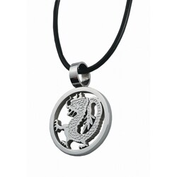 Stainless Steel Dragon Design Necklace