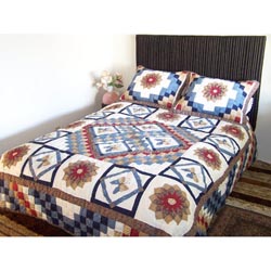 Americana Patchwork Quilt Set