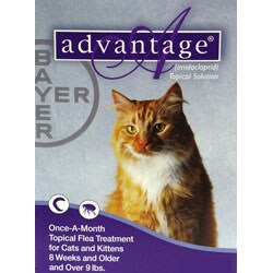 Advantage Flea Medication (Large Cats-Purple) (6 Pack)