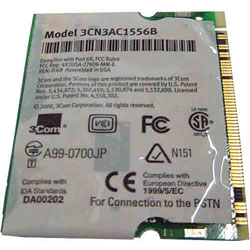 3Com 10/100 LAN+56K Modem Mini PCI Card