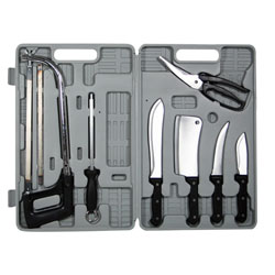 Buffalo Tools 10-piece Meat Processing Knife Set