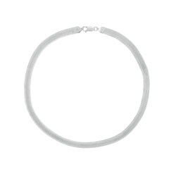 Sterling Silver 16-inch Omega Chain Necklace