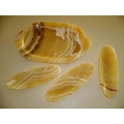 Alabaster Tray and Plates (Egypt)