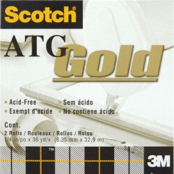 Scotch ATG Gold Transfer Tape (Pack of 2)